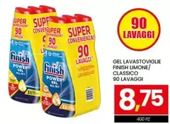 Finish - Gel Lavastoviglie Limone/ Classico