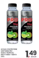 Sant'anna - Acqua Con Proteine Sant'Anna Pro Gusto Tropical/Frutti Verdi + Menta