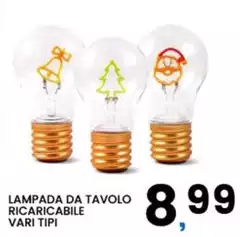 Lampada Da Tavolo Ricaricabile