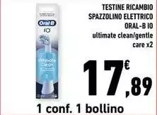 Oral b - Testine Ricambio Spazzolino Elettrico