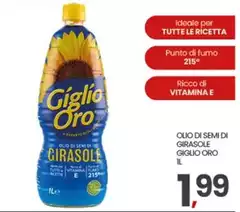 Giglio oro - Olio Di Semi Di Girasole