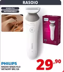 Philips - Rasoio Senza Filo Wet&Dry BRL126