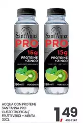 Sant'anna - Acqua Con Proteine  Pro Gusto Tropical/ Frutti Verdi + Menta