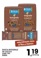De Cecco - Pasta Integrale De Cecco - Pasta Integrale