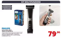Philips - 7000 Series Bodygroom Series 7000 BG7025/15 Rifinitore Impermeabile Per Corpo E Inguine