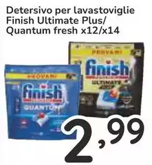 Finish - Detersivo Per Lavastoviglie Plus/ Quantum