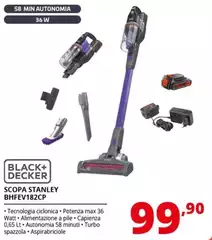 Black & Decker - Scopa Stanley BHFEV182CP
