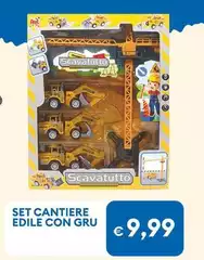 Set Cantiere Edile Con Gru