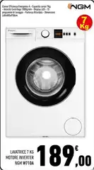 Ngm - Lavatrice 7 Kg Motorie Inverter N6w W710a