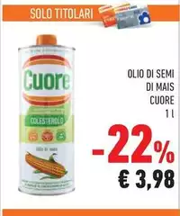 Cuore - Olio Di Semi Di Mais