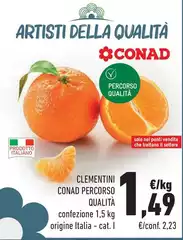 Conad - Clementini Percorso Qualità