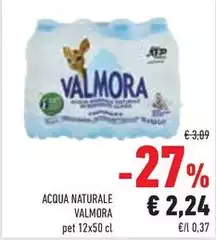 Valmora - Acqua Naturale