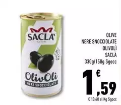 Saclà - Olive Nere Snocciolate Olivoli