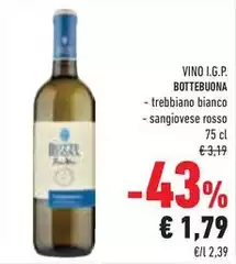 Bottebuona - Vino I.G.P. Trebbiano Bianco/ Sangiovese Rosso