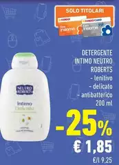 Neutro Roberts - Detergente Intimo
