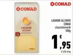 Conad - Lasagne All'Uovo Conad - Lasagne All'Uovo
