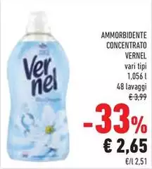 Vernel - Ammorbidente Concentrato Vernel - Ammorbidente Concentrato