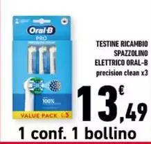 Oral b - Testine Ricambio Spazzolino Elettrico