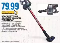 Termozeta - Scopa Elettrica Cordless Mylibera -