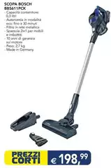 Bosch - Scopa Bbs2611pc