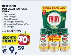 Fairy - Detersivo Per Lavastoviglie