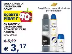 Dove - Deodorante Advanced Care Original