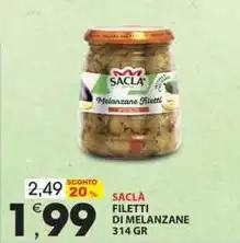 Saclà - Filetti Di Melanzane