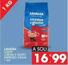 Lavazza - Caffe' Crema E Gusto Espresso Grani Lavazza - Caffe' Crema E Gusto Espresso Grani