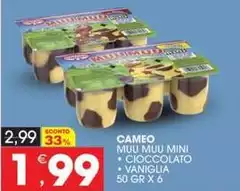 Cameo - Muu Muu Mini Cioccolato