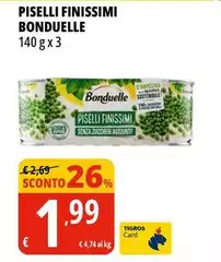 Bonduelle - Piselli Finissimi