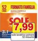 Sole - Lavatrice Polvere 52 Misurini