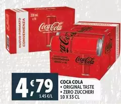 Coca Cola - Original Taste/ Zero Zuccheri