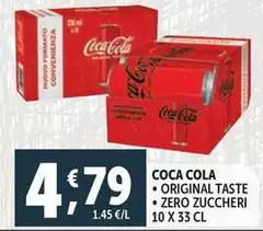 Coca Cola - Original Taste/ Zero Zuccheri