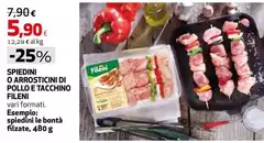 Fileni - Spiedini O Arnotticini Di Pollo E Tacchino