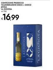 La Gioiosa - Confezione Prosecco Valdobbiadene DOCG + Gioco Jenga La Gioiosa - Confezione Prosecco Valdobbiadene DOCG + Gioco Jenga