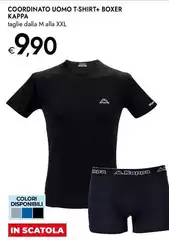 Kappa - Coordinato Uomo T-Shirt+ Boxer Kappa - Coordinato Uomo T-Shirt+ Boxer