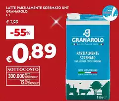 Granarolo - Latte Parzialmente Scremato UHT