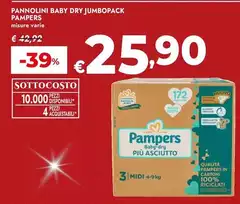 Pampers - Pannolini Baby Dry Jumbopack