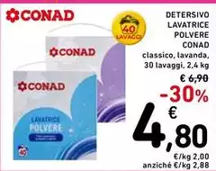 Conad - Detersivo Lavatrice Polvere Conad - Detersivo Lavatrice Polvere