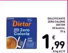 Dietor - Dolcificante Zero Calorie Dietor - Dolcificante Zero Calorie