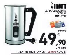 Bialetti - Cappuccinatore Acciaio Bialetti - Cappuccinatore Acciaio