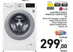 LG - Lavatrice Carica Frontale F2WV35754E LG - Lavatrice Carica Frontale F2WV35754E