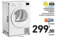 Indesit - Asciugatrice CXD83DWWIT Indesit - Asciugatrice CXD83DWWIT