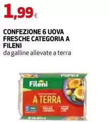 Fileni - Confezione 6 Uova Fresche Categoria A