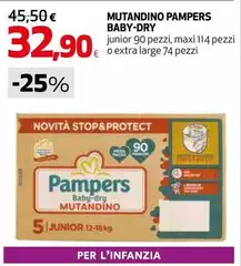 Pampers - Mutandino Baby-Dry