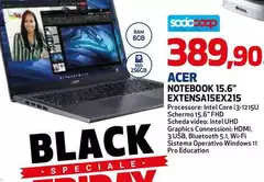 Acer - Notebook 15.6" Extensa15ex215 Acer - Notebook 15.6" Extensa15ex215