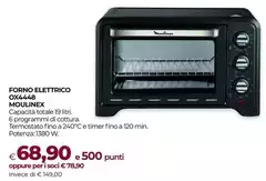 Moulinex - Forno Elettrico Ox4448