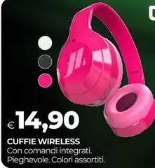 Cuffie Wireless
