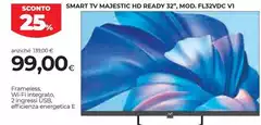 Majestic - Smart Tv Hd Ready 32" Mod. Fl32vdc V7 Majestic - Smart Tv Hd Ready 32" Mod. Fl32vdc V7