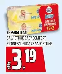Fresh & Clean - Salviettine Baby Comfort Fresh & Clean - Salviettine Baby Comfort